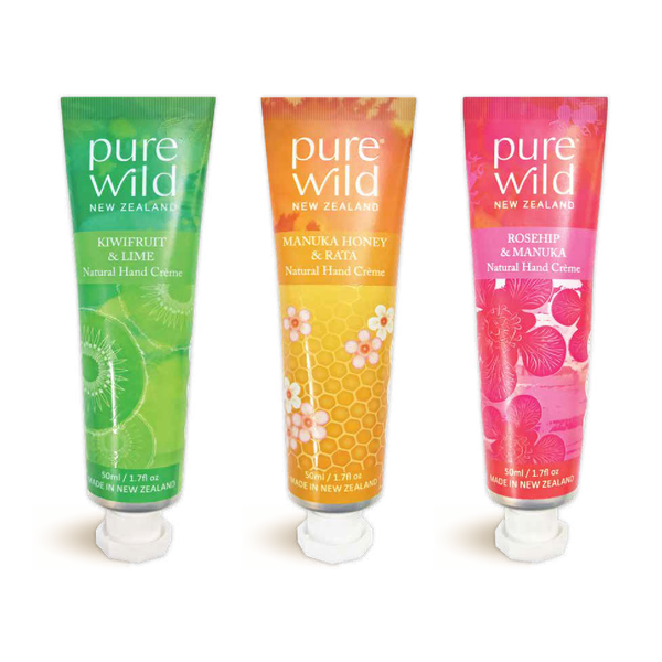 Pure Wild Natural Hand Cream gift pack. Made in New Zealand